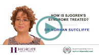 How is Sjogren's syndrome treated?