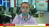 Sky News Live discussing Hillary Clinton pneumonia